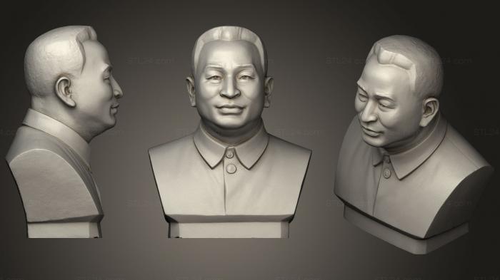 Бюсты и барельефы известных личностей (Бак Тран Куок Хоан3, BUSTC_0872) 3D модель для ЧПУ станка